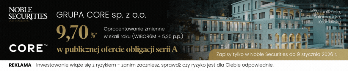 Publiczna emisja obligacji CORE