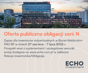 Publiczna emisja obligacji Echo Investment