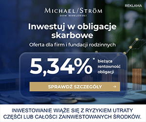 Inwestuj w obligacje skarbowe z Michael/Strom Dom Maklerski